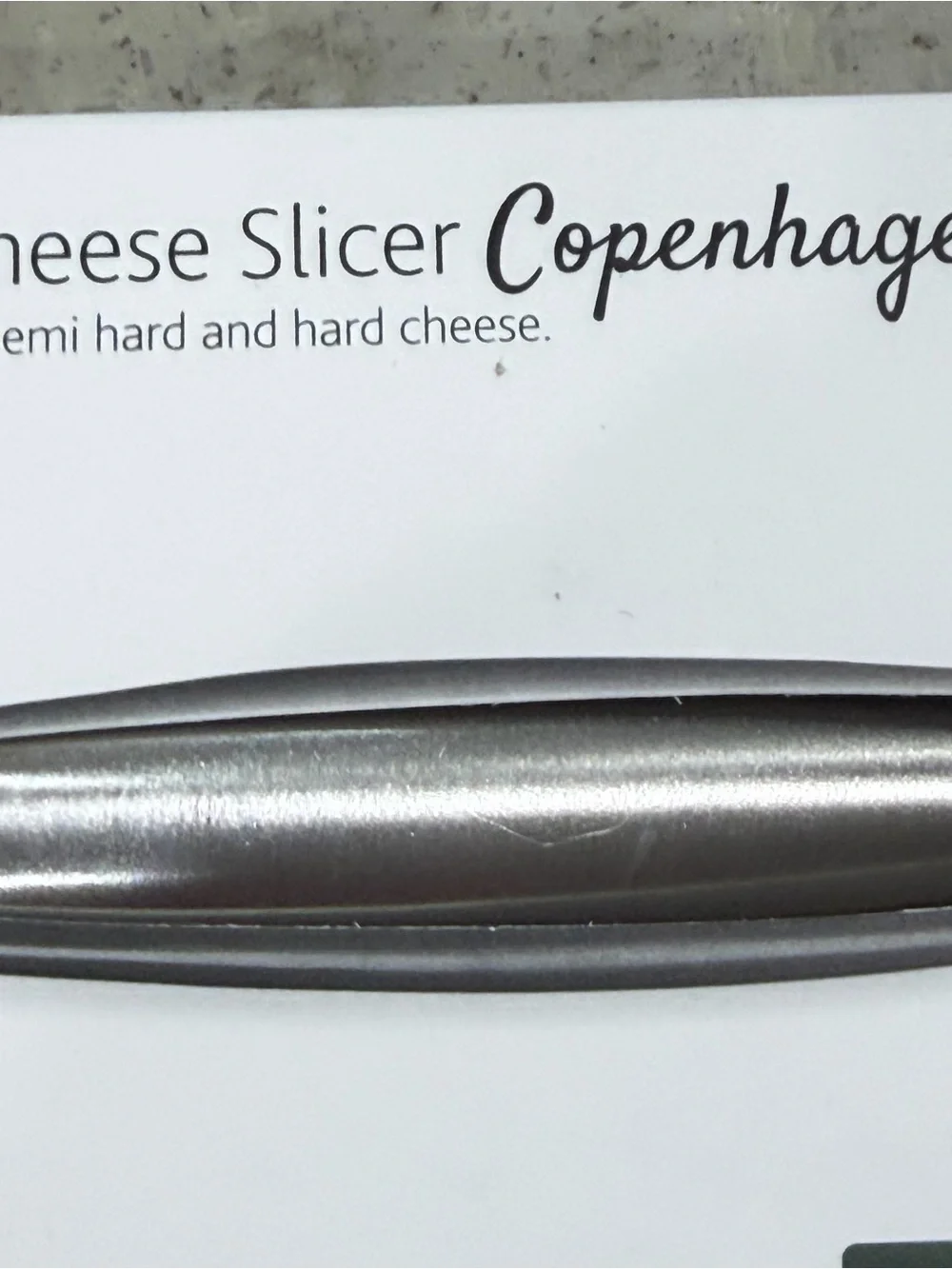 Stainless Steel Cheese Slicer - Silver